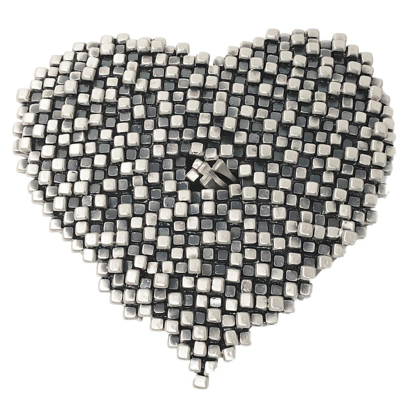 Heart of nails with ring