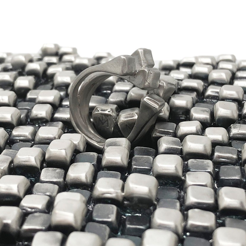 Heart of nails with ring