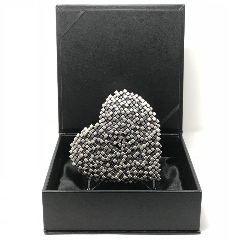 Heart of nails with ring