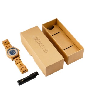 Clock Pescoluse wood packaging