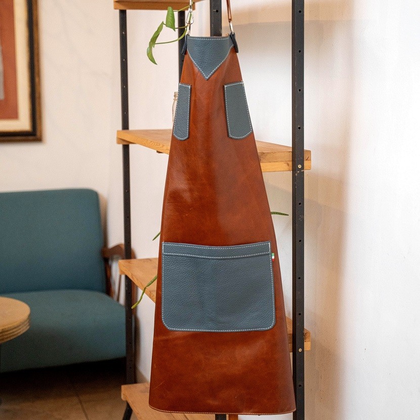 Leather Work Apron mod2 - Canton del Cuoio