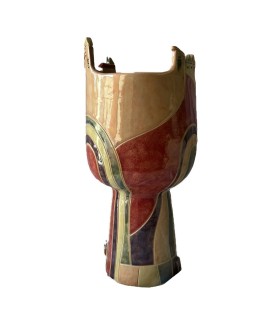 Vaso Emozionale - Torre incisa 2