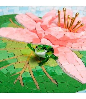 Centerpiece Waterlily 2 Arr&doMosaico Elena Bonazzoli Mosaici