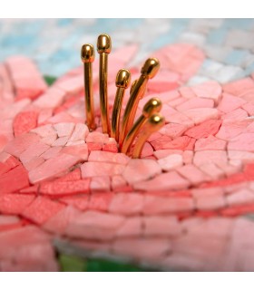 Centerpiece Waterlily 3 Arr&doMosaico Elena Bonazzoli Mosaici