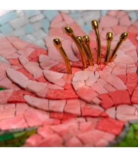 Centerpiece Waterlily 4 Arr&doMosaico Elena Bonazzoli Mosaici