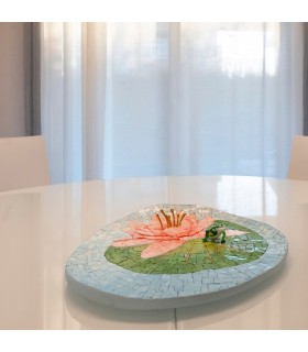 Centerpiece Waterlily - Arr&doMosaico Elena Bonazzoli Mosaici