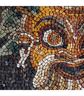 Framed mosaic wall art - Mascherone Romano - Arr&doMosaico Elena Bonazzoli 2