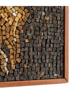 Framed mosaic wall art - Mascherone Romano - Arr&doMosaico Elena Bonazzoli 4