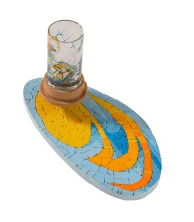Flower holder - Fantasies in orange - arre&domosaico Elena Bonazzoli 1