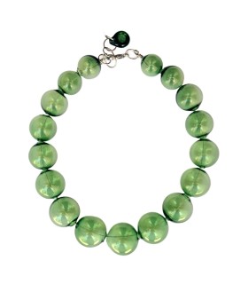 Amélie green necklace - Bolle di Vetro