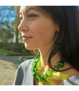 Amélie green necklace - Bolle di Vetro 6