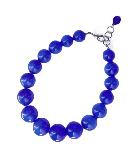 Amélie Cobalt Blue necklace - Bolle di Vetro 1