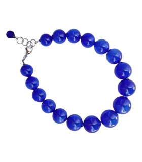 Amélie Cobalt Blue necklace - Bolle di Vetro 2