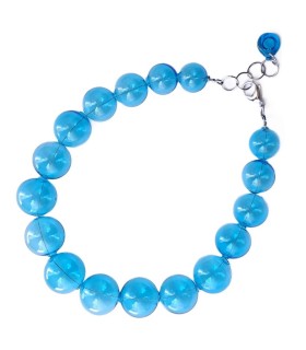 Amélie acquamarine necklace - Bolle di vetro 1
