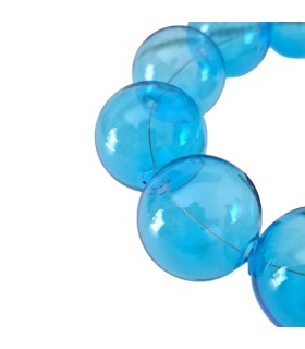Amélie acquamarine necklace - Bolle di vetro 3