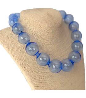 Collana Amélie blu - Bolle di vetro 3