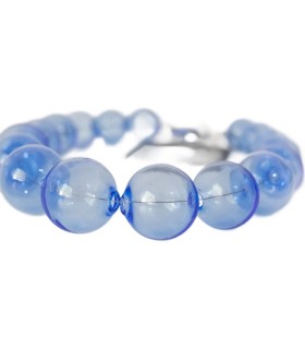 Collana Amélie blu - Bolle di vetro 2