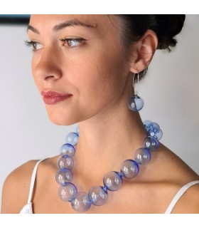 Amélie blue necklace - Bolle di Vetro 6