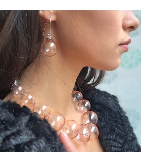 Amélie rose necklace - Bolle di Vetro 6