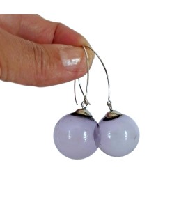 Amelie Earrings - Purple - Bolle di Vetro 2