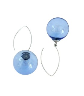 Amelie Earrings - Blue - Bolle di Vetro 2