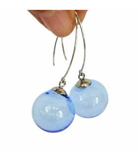 Amelie Earrings - Blue - Bolle di Vetro 3