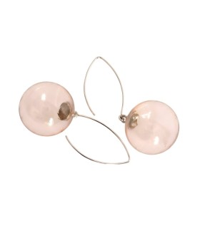 Amelie Earrings - Pink - Bolle di Vetro 2
