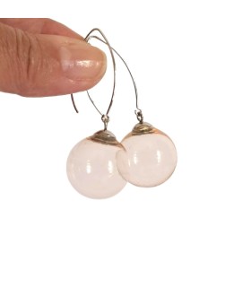 Amelie Earrings - Pink - Bolle di Vetro 3