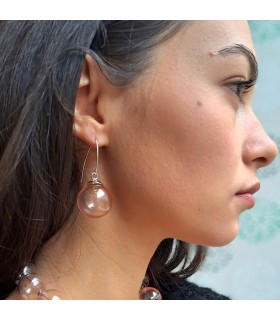 Amelie Earrings - Pink - Bolle di Vetro 5