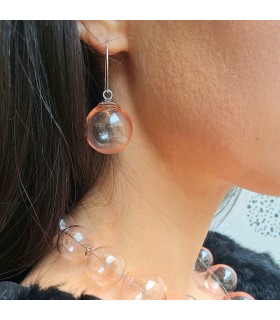 Amelie Earrings - Pink - Bolle di Vetro 4