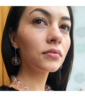 Amelie Earrings - Pink - Bolle di Vetro 6