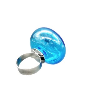 Amelie Aquamarine Ring - Bolle di Vetro 2