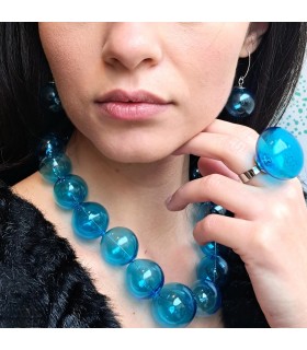 Amelie Aquamarine Ring - Bolle di Vetro 5