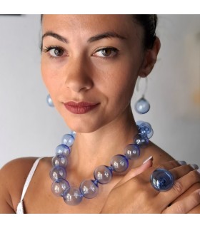 Amelie Blue Ring - Bolle di Vetro 5
