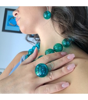 Anello Amelie Ottanio -  Bolle di Vetro 6