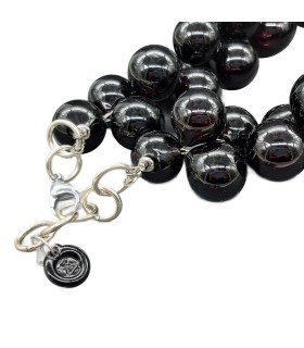 Bubbles Black Necklace - Bolle di Vetro 3