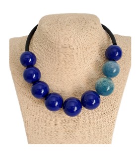 Collana Demi Amelie blu - Bolle di Vetro 5