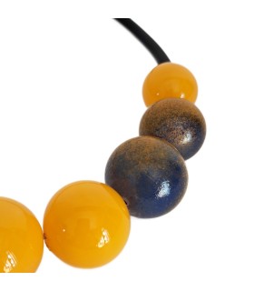 Demi Amelie gold yellow necklace - Bolle di Vetro 2