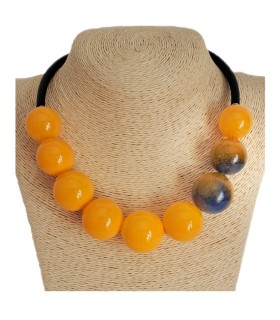 Collana Demi Amelie giallo oro - Bolle di Vetro 5