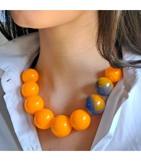 Demi Amelie gold yellow necklace - Bolle di Vetro 5