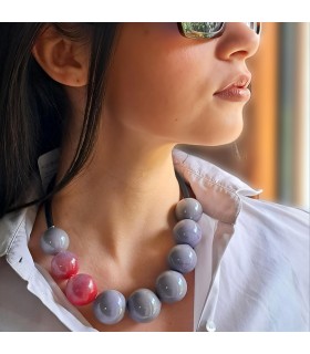 Demi Amelie collana violetto - Bolle di Vetro 7