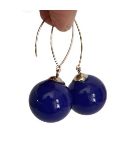 Orecchini Demi Amelie blu - Bolle di Vetro 3
