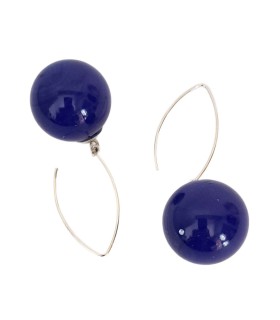 Orecchini Demi Amelie blu - Bolle di Vetro 2