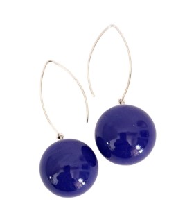 Orecchini Demi Amelie blu - Bolle di Vetro