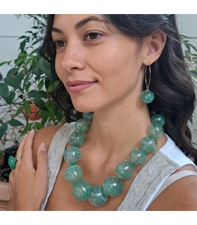 Earth Elements Necklace 8 Bolle di vetro