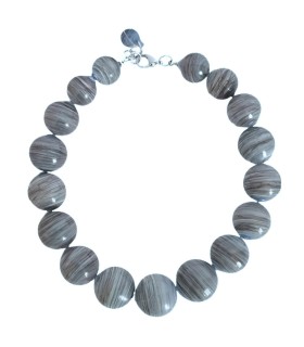 Collana Elementi Acqua 1 Bolle di vetro