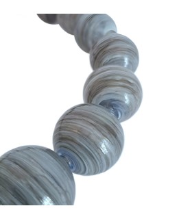 Water Elements Necklace 3 Bolle di vetro