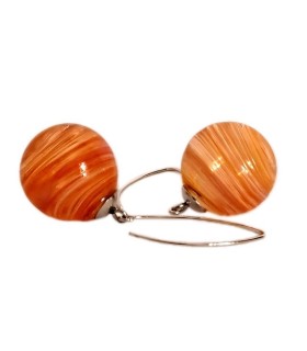 Fire Elements earring 2 Bolle di vetro