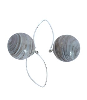 Orecchini Elementi Acqua 2 - Bolle di Vetro