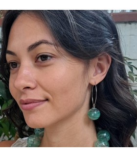 Orecchini Elementi Terra 5 - Bolle di Vetro